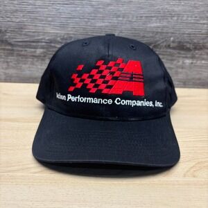 Vintage Action Performance Companies Inc Hat Cap Snap Back Black Racing Motor